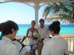 Alain and his beautiful Russian bride